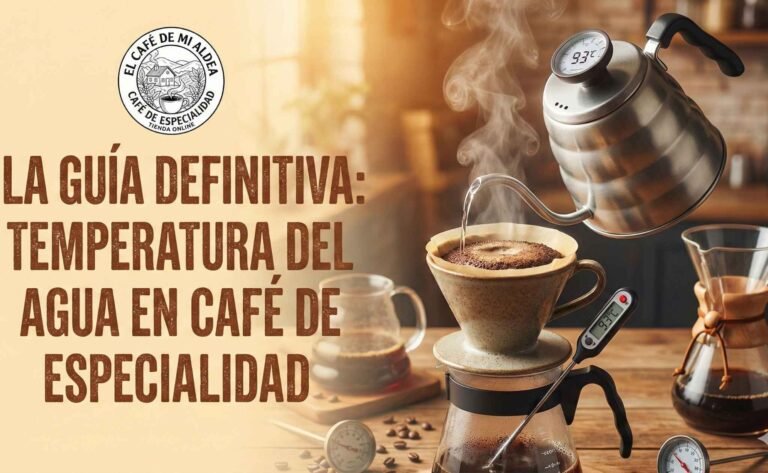 La guía definitiva: Temperatura del agua en café de especialidad