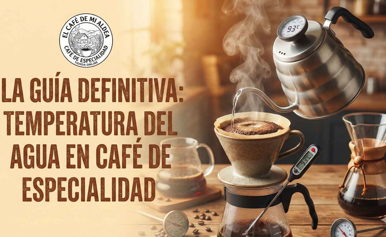 La guía definitiva: Temperatura del agua en café de especialidad